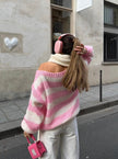 Linde | Women's Striped Knit Sweater
