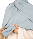Light Pastel Blue Instant Khimar Hijab