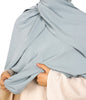 Light Pastel Blue Instant Khimar Hijab