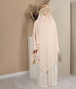 Cream Pearl Stretch Scarf - 100x200 cm