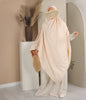 Cream Pearl Stretch Scarf - 100x200 cm