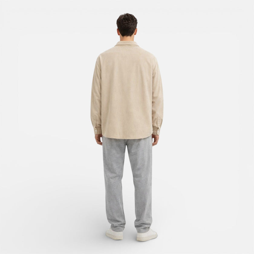 Men's FJØRNA overshirt jacket in classic smart casual fit, featuring a tailored design and versatile style for everyday wear.