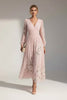 FJØRNA floral summer midi dress for women with V-neck and flowy fabric, perfect for warm weather and casual occasions.