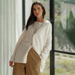 Soft Cashmere Cardigan Ivory - 13
