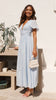 Elodie – Puff Sleeve Maxi Dress with Vintage Charm