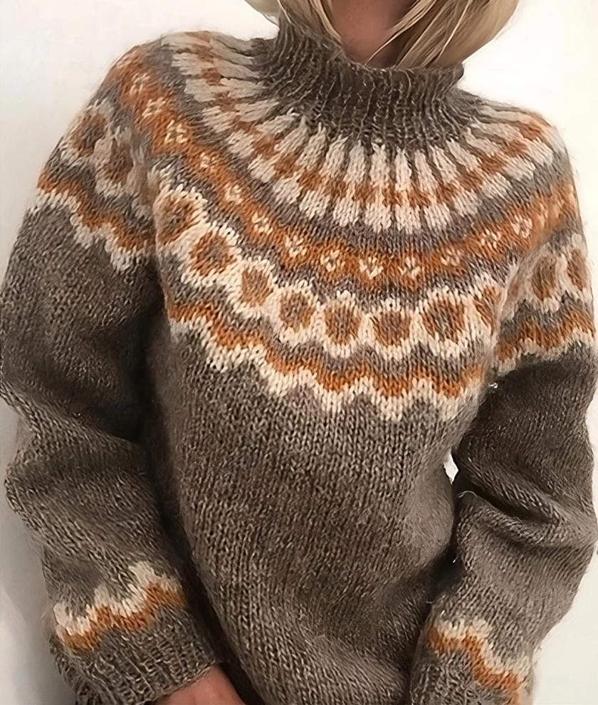 Cozy Turtleneck Sweater Wool - 3