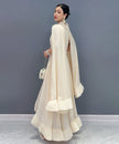 FJØRNA Veil Flow White Dress with airy fabric and elegant design, perfect for summer or special occasions.