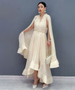 FJØRNA Veil Flow Dress in white, lightweight and flowy dress with delicate fabric and elegant design, perfect for summer wear.