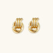 Sophie | Waterproof 18K Gold Layered Hoop Earrings