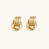 Sophie | Waterproof 18K Gold Layered Hoop Earrings