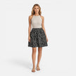 FJØRNA women's sleeveless summer dress with slim fit silhouette, lace trim, casual style, perfect for warm weather.