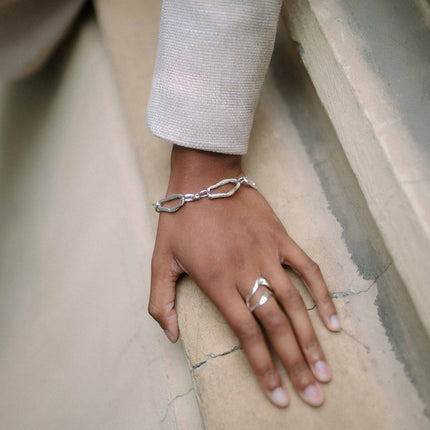 LINDALEN | Silver Statement Bracelet