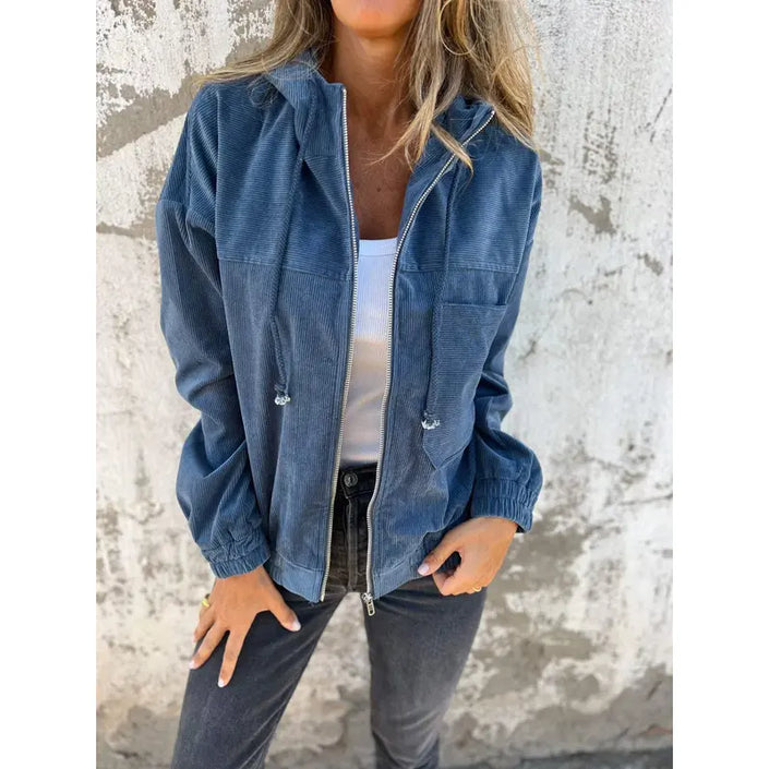 Vera | Casual Hooded Jacket with Easy Zip Closure
