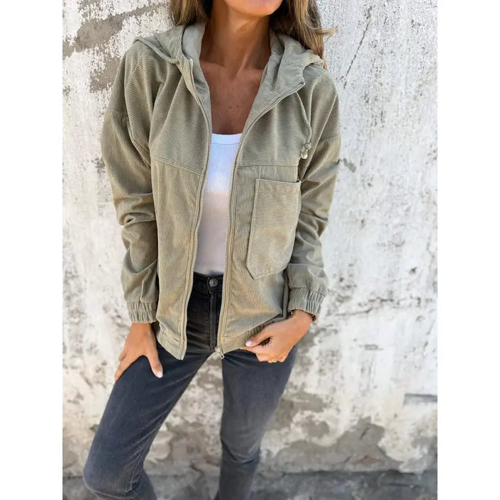 Vera | Casual Hooded Jacket with Easy Zip Closure