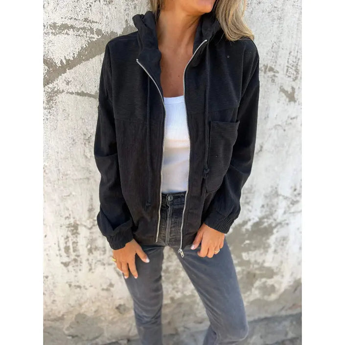 Vera | Casual Hooded Jacket with Easy Zip Closure