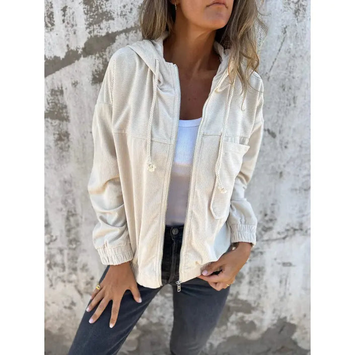 Vera | Casual Hooded Jacket with Easy Zip Closure