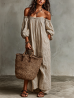 Linen Maxi Dress | Casual Dress