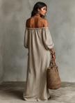 Linen Maxi Dress | Casual Dress