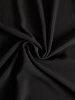 FJØRNA black chiffon top and wide-leg trousers three-piece set, stylish pants set with flowing fabric and elegant design.