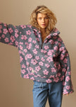 Cozy Floral Fleece Pullover - 3