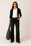 Women's All Season Wide-Leg Denim Pants