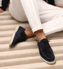 Stylish Leather Penny Loafers - 1