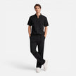 Men's casual 2-piece set by FJØRNA featuring short sleeve shirt and matching pants, ideal for relaxed everyday wear.