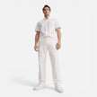 Men's casual 2-piece set by FJØRNA featuring a short sleeve shirt and matching pants, perfect for relaxed everyday wear.