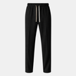 Men's wide-leg drawstring joggers by FJØRNA featuring casual style and comfortable sweatpants fit.