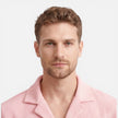 Men's FJØRNA corduroy shirt and shorts set, casual summer outfit, featuring lightweight fabric and relaxed fit for warm weather.