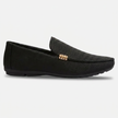 Side view of men's FJØRNA canvas slip-on loafers, casual men's loafers with a comfortable slip-on design and stylish look.