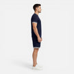 Men's summer set by FJØRNA featuring breathable comfort casual shorts and matching top, ideal for warm weather.