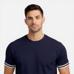 Men's summer casual shorts outfit by FJØRNA, featuring breathable fabric and comfortable fit for warm weather.