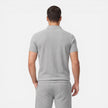 FJØRNA men's summer polo shirt and shorts set, slim fit, casual athletic style for warm weather.