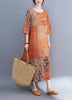FJØRNA modern color block white O-neck dress with half sleeves, loose fit, and side open design for summer wear.