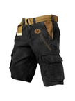 Lightweight men's cargo shorts by FJØRNA with multiple pockets, designed for versatile and comfortable wear.