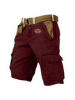 FJØRNA men's lightweight cargo shorts with multiple pockets, versatile design, perfect for casual wear and outdoor activities.
