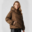 Hooded Puffer Jacket Stylish Warmth
