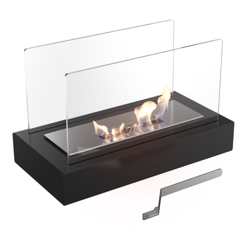 Timeless Elegance Tabletop Fireplace | Stylish Design & Ambient Illumination