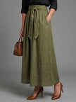 Elegant two-piece women's co-ord set by FJØRNA, featuring a stylish matching top and pants ensemble.
