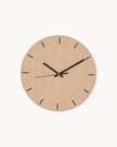 Adler | Natural Wood & Steel Wall Clock