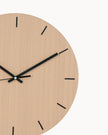 Adler | Natural Wood & Steel Wall Clock