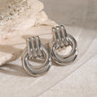 Sophie | Waterproof 18K Gold Layered Hoop Earrings