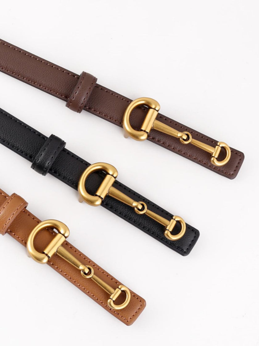 Lara Gold Buckle Belt