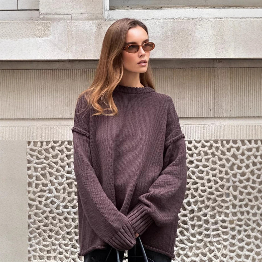 Casual Knitted Sweater White