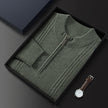 Men’s Half Turtleneck Zipper Sweater