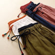 FJØRNA Vivo™ Relaxed Summer Pants in lightweight fabric, shown in a casual fit with elastic waistband and neutral color.