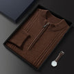 Men’s Half Turtleneck Zipper Sweater