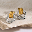 Sophie | Waterproof 18K Gold Layered Hoop Earrings