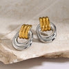 Sophie | Waterproof 18K Gold Layered Hoop Earrings